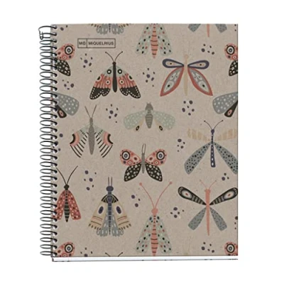 Immagine di Maul, Quaderni + Bloc notes, ECO Design NB1 ECOBUTTERFLY Recy. A5 SQU 80G farbig (Speditionsversand) (A5, Quadretti, Copertina rigida)