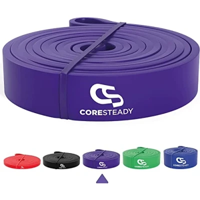 Immagine di Coresteady Elastico Trazioni I Fitness per alla Sbarra Assistite Elastici Palestra Powerlifiting &amp; Calisthenics Allenamento Uomini e Donne Viola, 15 40kg