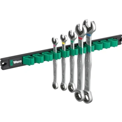 Immagine di Wera 05020015001 9631 Magnetleiste 6000 Joker 2 Set chiavi a cricchetto combinato 5 parti 8 19 mm