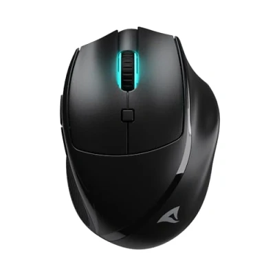 Immagine di Sharkoon OfficePal M25W Nero Mouse wireless dal design ergonomico per l&#039;ufficio e la casa, Sensore preciso, Click silenziosi, Batteria a lunga durata