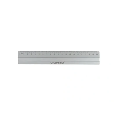 Immagine di Q CONNECT kf03677 righello alluminio 20 cm, Argento
