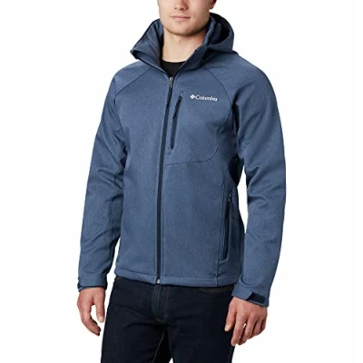 Immagine di Columbia Cascade Ridge Softshell, Giacca Softshell Uomo, Collegiate Navy Heather, Taglia S