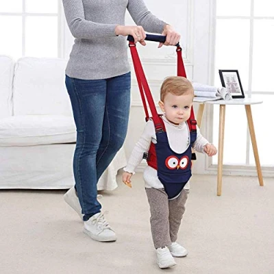 Immagine di WIKEA Camminare Assistente per Bambini, Cintura Bimbo Bretelle di Sicurezza Bambino Sostegno Portatile, Aiutarlo a Protettiva (Azul)