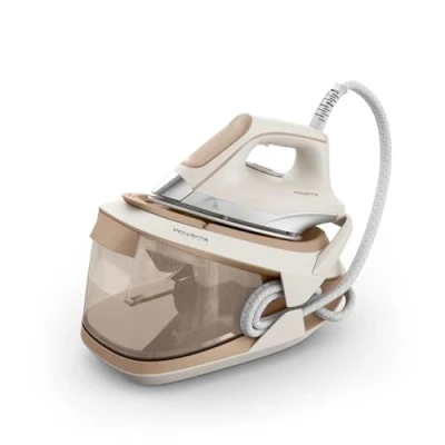 Immagine di Ferro con generatore di Vapore Rowenta Turbosteam, Formato Compatto, Potente, Piastra MicroSteam400 Finitura Laser, VR8326F0