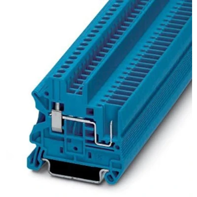 Immagine di Phoenix Contact UT 2,5/1P BU 3045020 Morsetto passante Numero Poli (num): 2 0.14 mm² 4 Blu 50 pz.