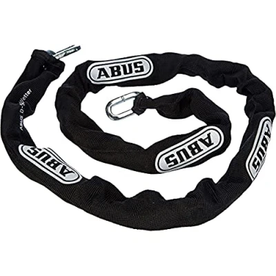 Immagine di ABUS catena 6KS per fissare biciclette, oggetti e altro spessa 6 mm combinabile con un lucchetto lunghezza 110 cm, nero