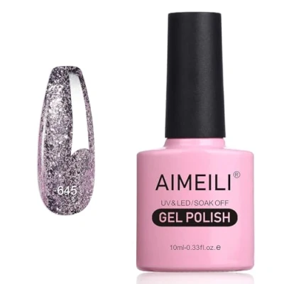 Immagine di AIMEILI Smalto Semipermanente in Gel UV LED per Unghie Kit Smalti Semipermanenti Soak off Colori Manicure Flash di Esplosione Autunnale e Invernale (645) 10ml