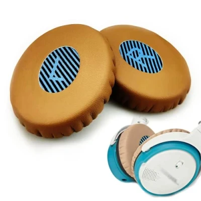 Immagine di Cuscinetti auricolari in schiuma di ricambio Compatibili con le cuffie Bose SoundLink On Ear (OE), 2 (OE2), OE2i e SoundTrue (OE) (marrone)