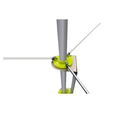 Immagine di Antenna di base PNI DBA27, 26 28 MHz, 620 cm, connettore SO 239, 5 elementi, per edifici