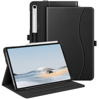 Immagine di FINTIE Custodia per Samsung Galaxy Tab S9 FE 10.9 Pollici/Tab 11 Pollici 2023 Multi angli Protettiva Case con Tasca Auto Sveglia/Sonno, Nero