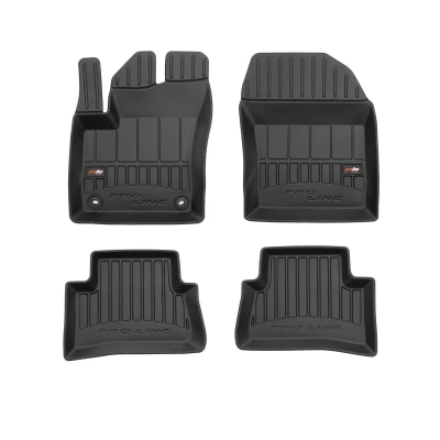 Immagine di FROGUM 3D407732 Set tappetino Gomma anteriore e posteriore 4 nero TOYOTA: C HR