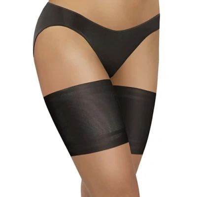 Immagine di sesto senso Bande Elastiche Anti Sfregamento Fasce Cosce Elastico con 4 Strisce di Silicone Liscio Nero 55 60 S