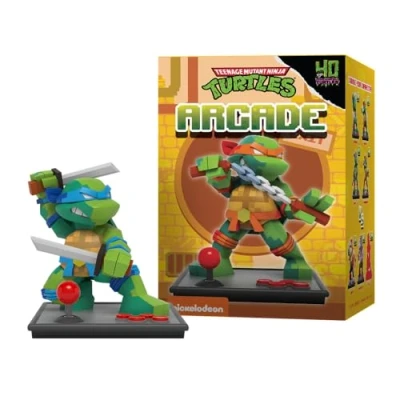 Immagine di Mighty Jaxx Arcade: Teenage Mutant Ninja Turtles Blind Box Toy Figurine da collezione una confezione Contiene figura casuale