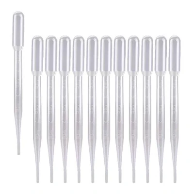 Immagine di stonylab Pipetta Contagocce da 3ml, Pipette Droppers di Trasferimento Graduate in Plastica per Olio Essenziali, Trasparenti e Monouso (3ml, 100 Confezioni)