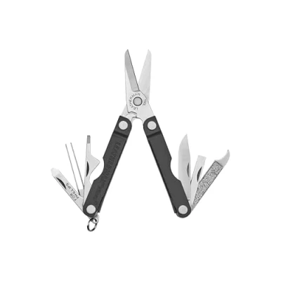 Immagine di Leatherman Micra Attrezzo multiuso in acciaio inox per il vostro portachiavi, con forbici a molla e 9 altri utensili l&#039;uso quotidiano, custodia ardesia