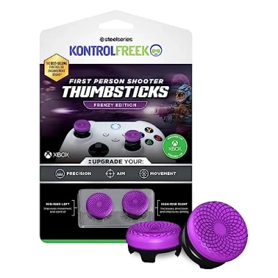 Immagine di KontrolFreek FPS Freek Frenzy per controller Xbox One e Series X, levette le prestazioni, 1 a vita alta, media, viola/nero