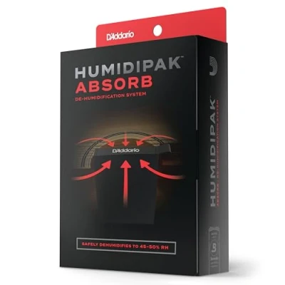 Immagine di Sistema D&#039;Addario Guitar Dehumidifier Kit Humidipak Absorb automatico di controllo dell&#039;umidità a due vie per chitarra privo manutenzione