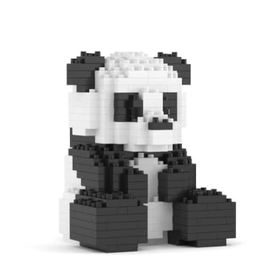 Immagine di JEKCA Building Blocks ST19AM01 Set di 370 pezzi Panda Mini 01S