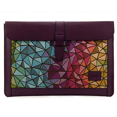 Immagine di Londo Vera Pelle Custodia per laptop borse compatibilie con MacBook Pro e Air 13.3 pollici 13 iPad 12.9 Compatibile i modelli M1 2020, Viola