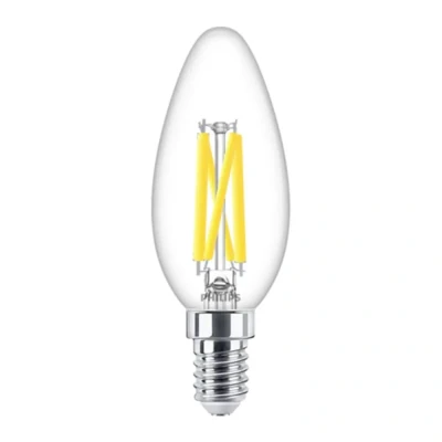 Immagine di Philips Lighting 871951432455800 LED (monocolore) ERP D (A G) E14 Forma di candela 5.9 W = 60 Bianco caldo (Ø x L) 35 mm 97 1 pz.