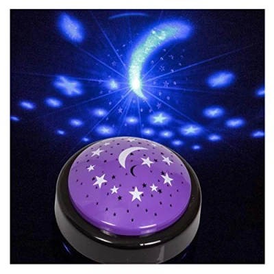 Immagine di Starlight Projector Lampada Proiettore Di Luna E Stelle, altro materiale, viola