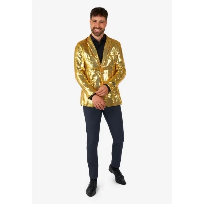 Immagine di Suitmeister Sequins Giacca, Uomo, Taglia: XXL, Gold