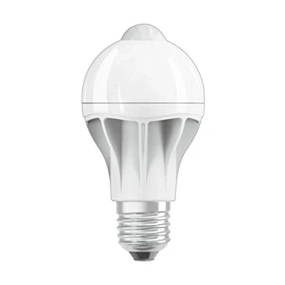 Immagine di OSRAM 4058075428348 LED (monocolore) ERP F (A G) E27 Forma di bulbo 8.8 W = 60 Bianco caldo incl. Sensore movimento 1 pz.