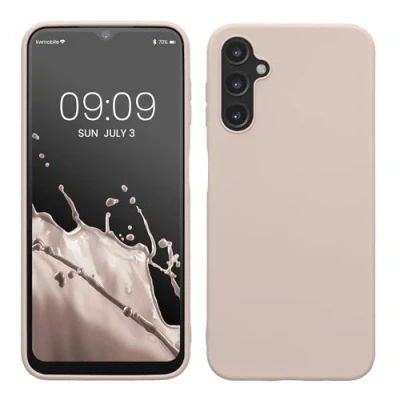 Immagine di kwmobile Custodia Compatibile con Samsung Galaxy A14 5G Cover Back Case per Smartphone in Silicone TPU Protezione Gommata coconut swirl