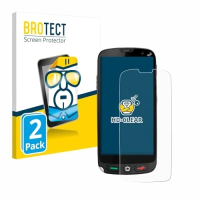 Immagine di brotect Pellicola Protettiva per Brondi Amico XS Protezione Schermo (2 Pezzi) [Trasparente, Anti Impronte]