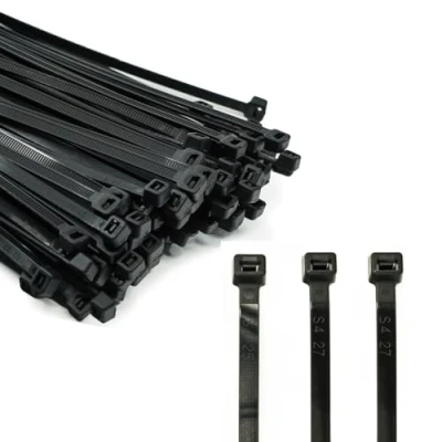 Immagine di ERKO Fascette elettricista nere 80 x 2,5 mm 100 pezzi di cablaggio professionali,resistente a UV, Resistente allatemperature, Resistenza alla rottura 8 kg, forte