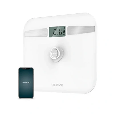 Immagine di Cecotec Surface Precision 9350 Healthy Rose, Bilancia pesapersone digitale con porta USB e display invisibile.