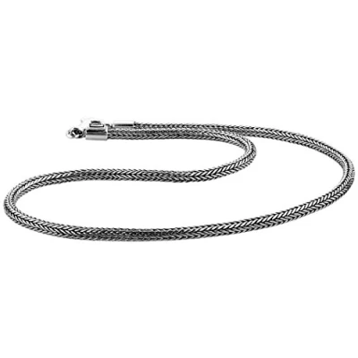 Immagine di Kuzzoi Massive 345051 060 Collana da uomo in Argento sterling 925, spessore 5 mm, lunghezza 60 cm, con scatola portagioie, 60, sterling, Nessuna pietra preziosa