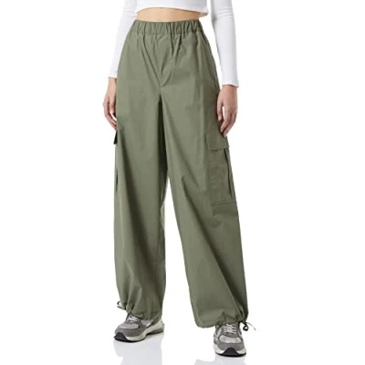 Immagine di JJXX Jxyoko COSY Pantaloni cargo, Donna, Taglia: Small, Four leaf clover