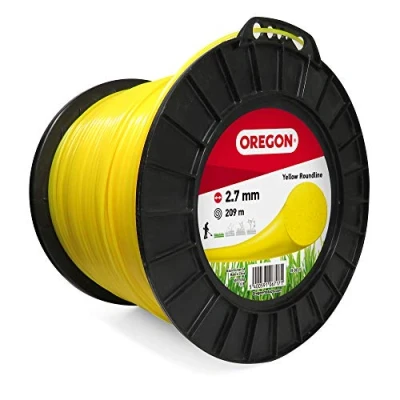 Immagine di Oregon 69 383 Y Yellow Round Strimmer Line/Wire for Grass Trimmers and Brushcutters, 2.7 mm x 209 m