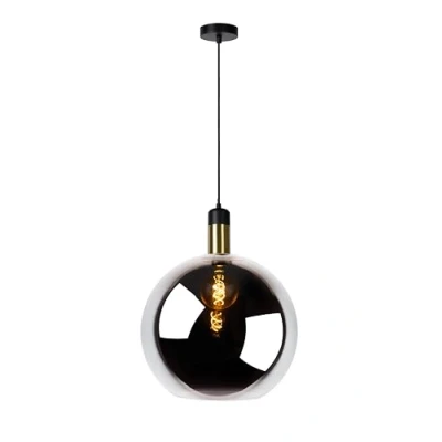 Immagine di Lucide Lampada a sospensione Julius, 1 luce, grigio fumo, Ø 40 cm