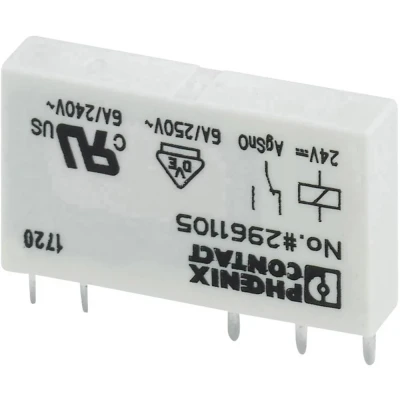 Immagine di Phoenix Contact REL MR 24DC/21AU Relè per PCB 24 V/DC 6 A 1 scambio pz.