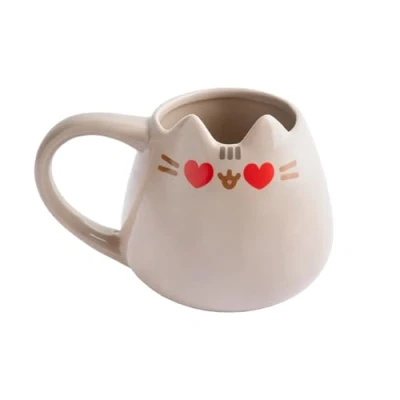 Immagine di Grupo Erik: Tazza 3D Pusheen da colazione in ceramica, 420 ml, dettagli 3D, ideale come gatto Pusheen, Gadget, accessori