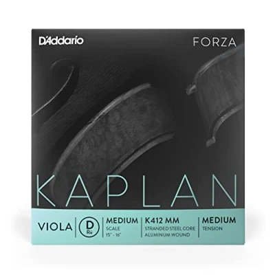 Immagine di d&#039;Addario Kaplan Viola String Set, Medium Scale, Tension