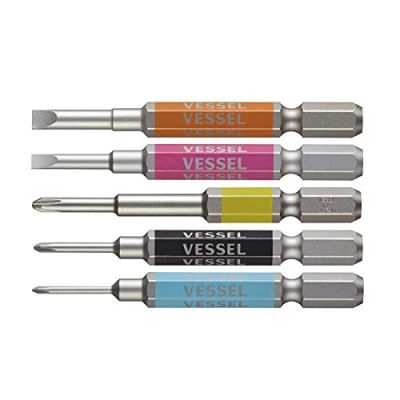 Immagine di VESSEL Single End GO SAI Bit [No.GS5P 03] (Assorted 5PC Set) (Japan Import)
