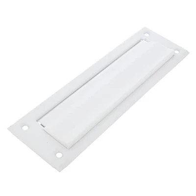Immagine di Amig Buca Per Lettere della Cassetta Postale Pareti o Porte da Interni ed Esterni Raccoglicarte in Acciaio 254x73 cm Misure Bocca: 198x48 mm Colore Bianco
