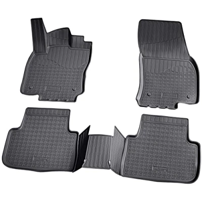 Immagine di Recambo Tappetini in gomma 3D adatti per VW Tiguan II AD1 anno di costruzione dal 2016 &gt; su misura con bordo