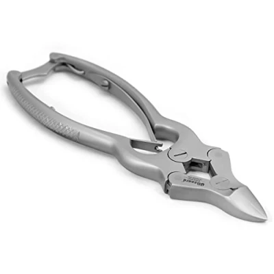 Immagine di Blizzard Tagliaunghie Professionale Tronchese per Unghie dei Piedi Spesse e Dure Taglio Concavo Doppia Molla Manico Zigrinato CE strumento chirurgico Podologi Fabbricato in acciaio inossidabile Tedesco 15 cm