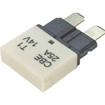 Immagine di Hansor CBE1 2514 Interruttore automatico fusibile piatto standard 25 A Bianco 1 pz.