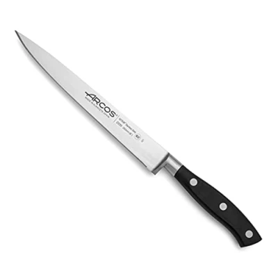 Immagine di Arcos Series Riviera Coltello Filetto Lama Nitrum Forgiato Acciaio Inox 200 mm Manico Poliossimetilene (Pom) Colore Nero