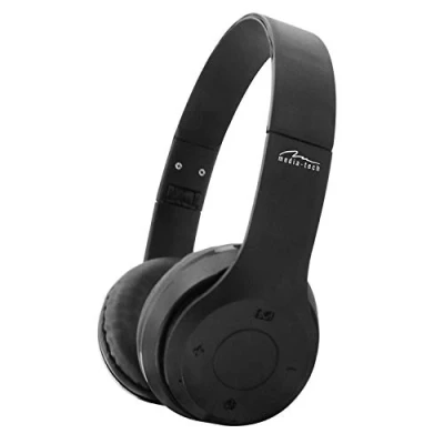 Immagine di Media Tech MT3591 EPSILION BT Cuffie wireless Bluetooth Mp3, radio microSD Over Ear, senza fili