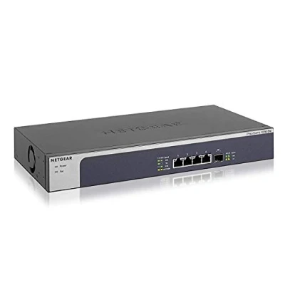 Immagine di NETGEAR XS505M Switch Unmanaged a 5 porte Multi Gigabit Ethernet 10G, con 1 SFP+ da 10 G, Montaggio su desktop/rack