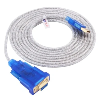 Immagine di DTech Adattatore da USB a seriale 3 m, RS232 DB9, cavo femmina COM porta con chipset FTDI, supporta Windows 11 10 8 7 Mac Linux