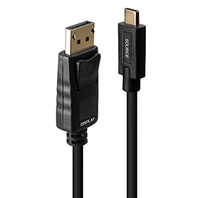 Immagine di LINDY Cavo Spina USB C®, DisplayPort 5.00 m Nero 43305 UHD 4K; C®