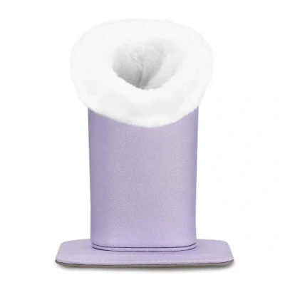 Immagine di MoKo Supporto per Occhiali, Holder Moderna, Custodia in Similpelle Esterna e Peluche Interna, AntiGraffio &amp; A Prova di Polvere Stand Case Occhiali da Sole, Viola Chiaro