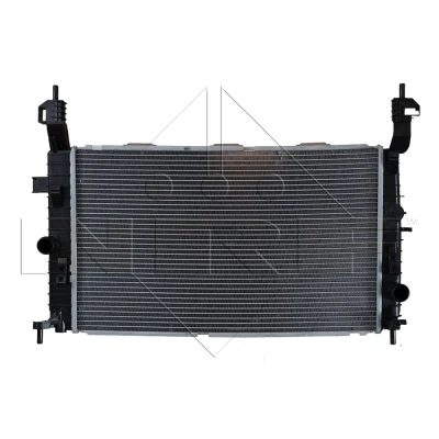 Immagine di NRF 53416 Radiatore motore Alluminio 612 350 26 con parti annesse Alette di raffreddamento saldate OPEL: Meriva A